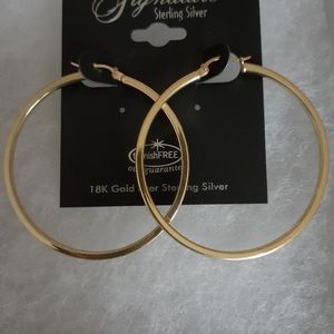 Signature sterling silver earrings